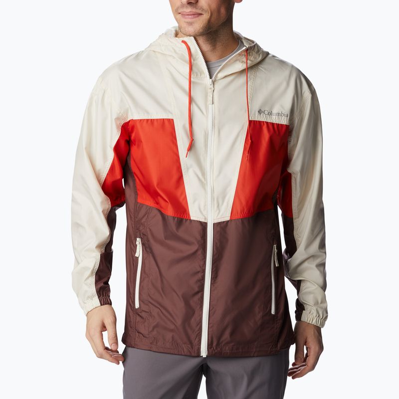 Jachetă de vânt pentru bărbați Columbia Trail Traveler light stafide/spicy/chalk 2036873640