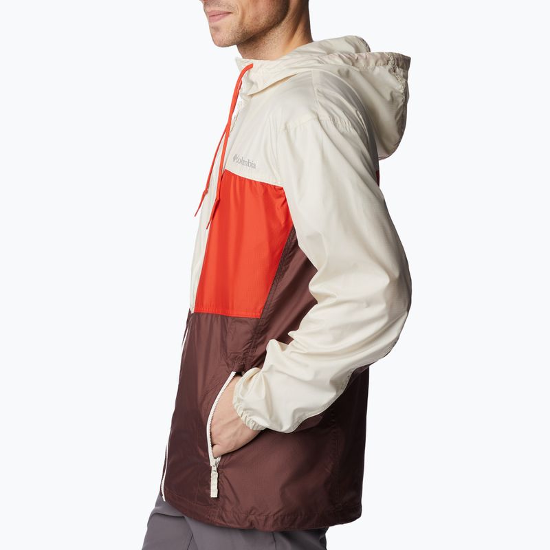 Jachetă de vânt pentru bărbați Columbia Trail Traveler light stafide/spicy/chalk 2036873640