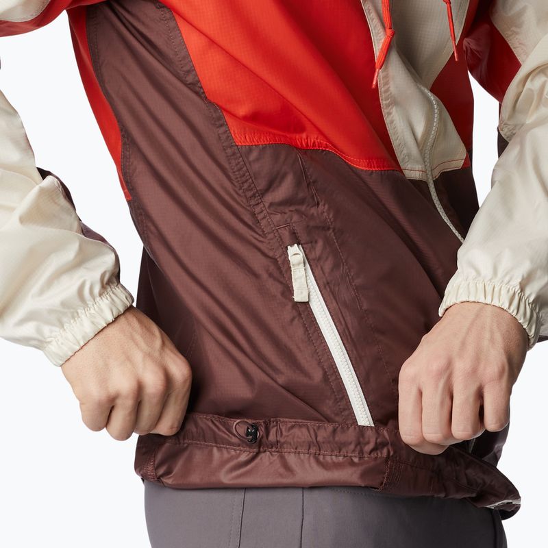 Jachetă de vânt pentru bărbați Columbia Trail Traveler light stafide/spicy/chalk 2036873640
