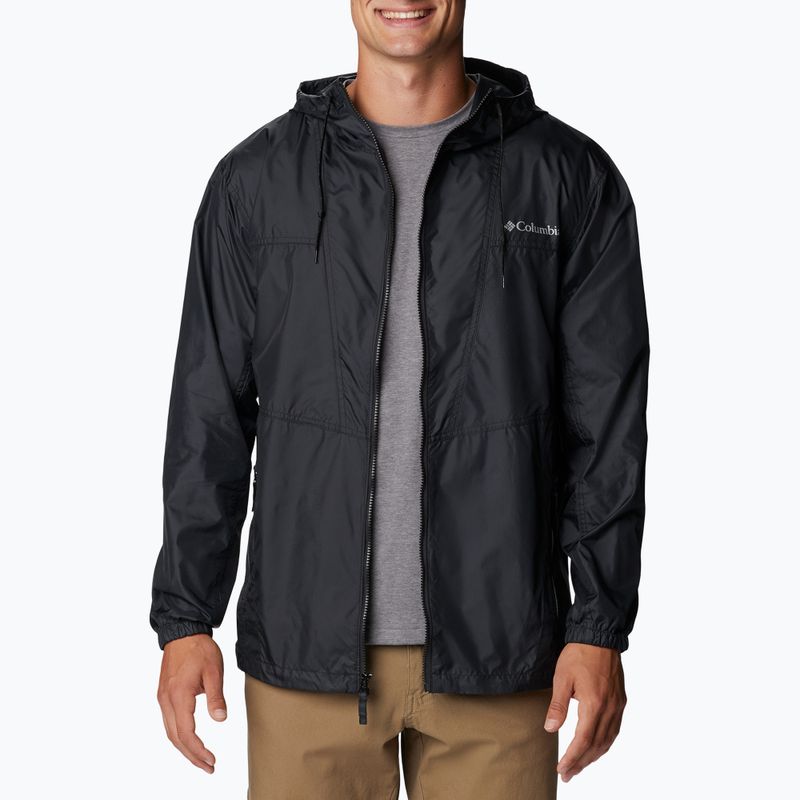 Columbia Trail Traveler jachetă bărbătească rezistentă la vânt negru 2036873011