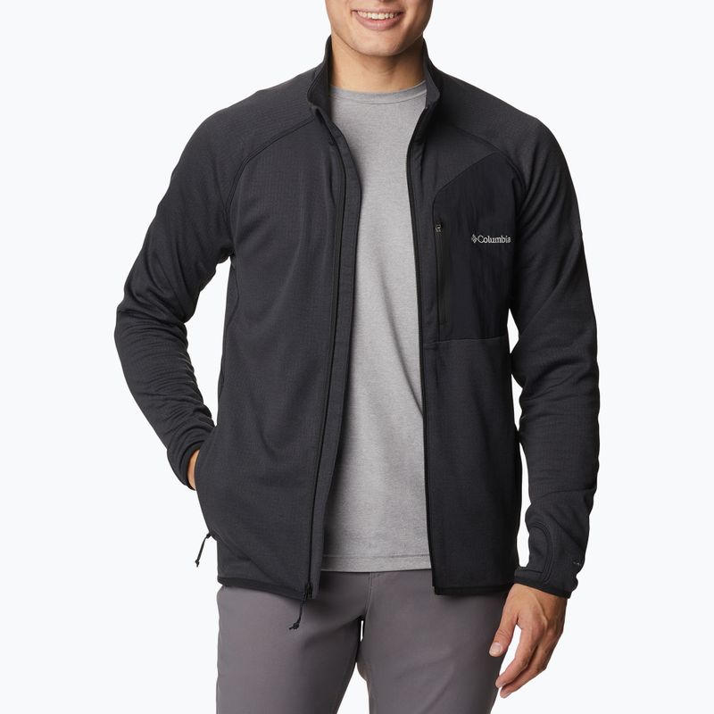 Bluză de trekking pentru bărbați Columbia Triple Canyon Full Zip neagră 2031311 3