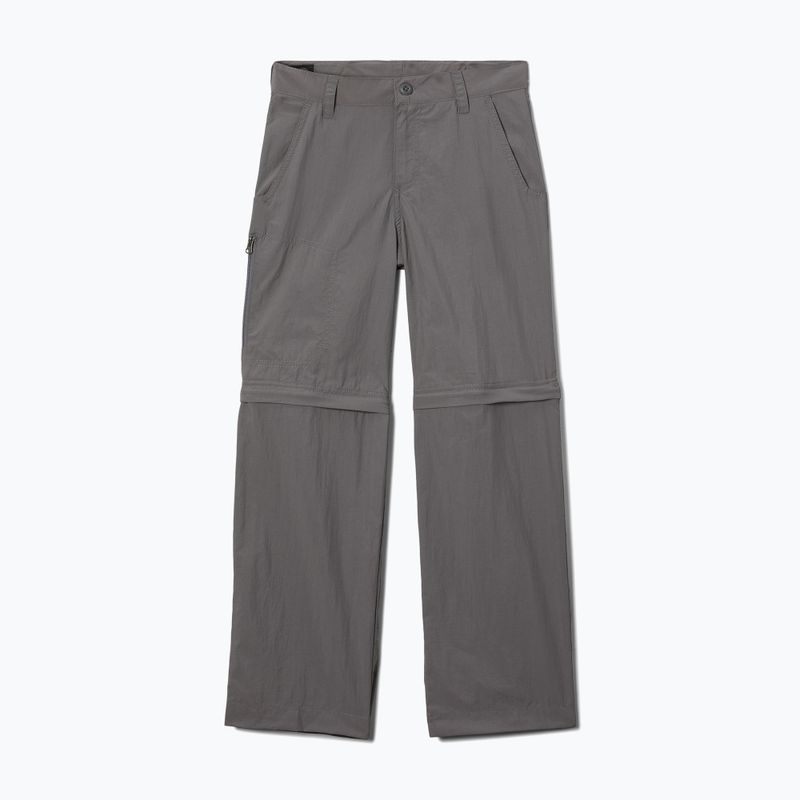 Columbia Silver Ridge IV Convertible pantaloni de trekking gri pentru copii 1887362025