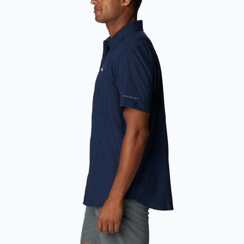 Tricou pentru bărbați Columbia Silver Ridge Utility Lite collegiate navy 2