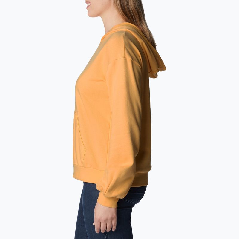 Bluză de antrenament pentru femei Columbia Logo III French Terry portocalie 2032871812 3