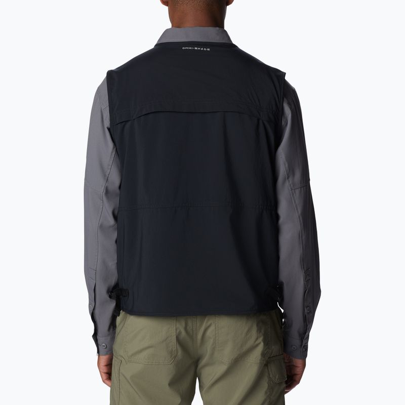 Vestă de trekking pentru bărbați Columbia Silver Ridge Utility neagră 2030733 2