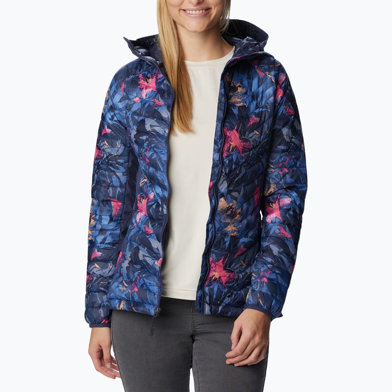 Geacă hibrid pentru femei Columbia Powder Pass Hooded bleumarin 1773211471 3