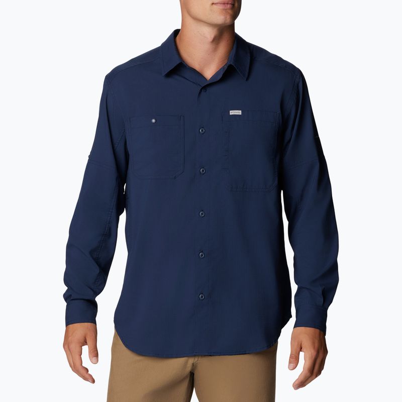 Tricou pentru bărbați Columbia Silver Ridge Utility Lite bleumarin 2012932464