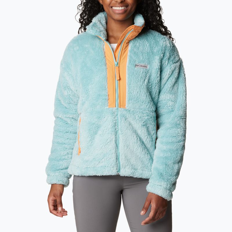 Columbia Boundless Discovery Sherpa bluză de trekking pentru femei aqua haze/sunset peach
