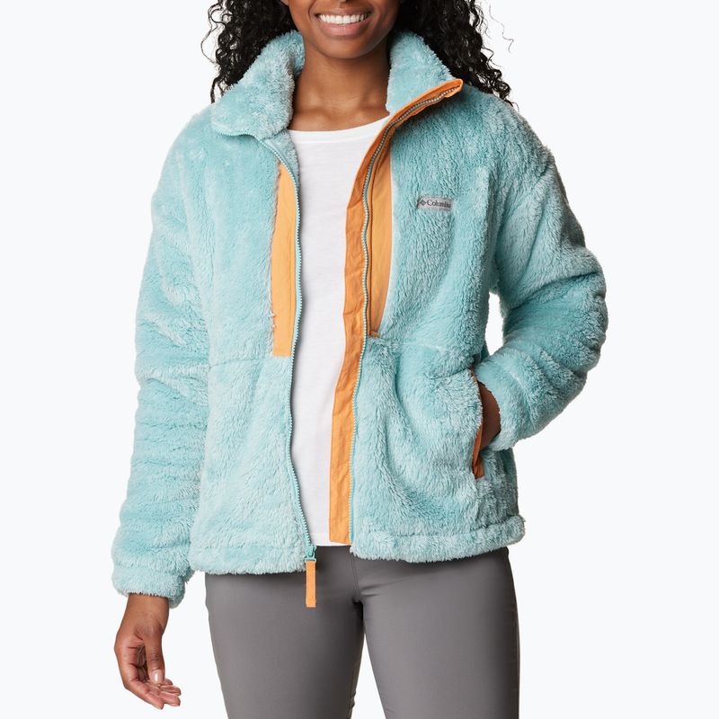 Columbia Boundless Discovery Sherpa bluză de trekking pentru femei aqua haze/sunset peach 4