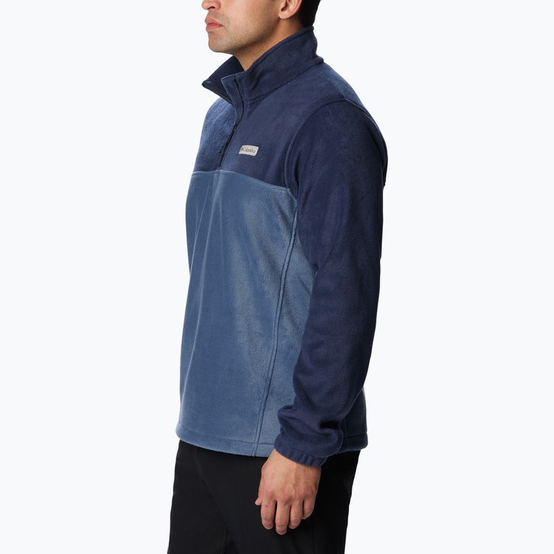 Hanorac Columbia Steens Mountain Half Zip pentru bărbați - ollegiate navy / dark mountain 3