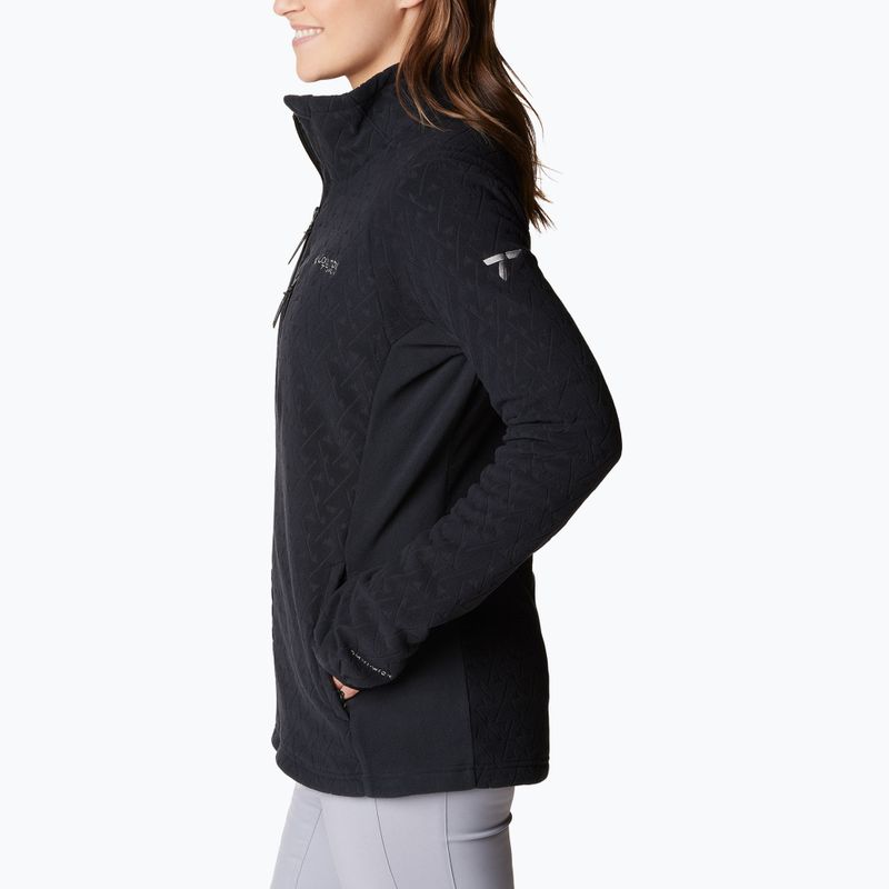 Jacheta de trekking pentru femei Columbia Titan Pass 3.0 negru 3