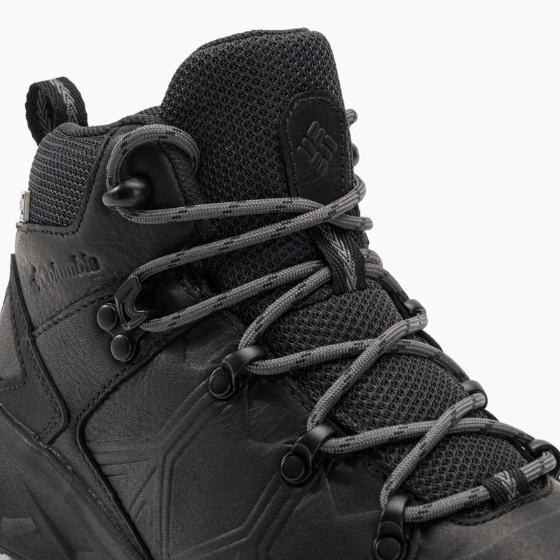 Columbia Peakfreak II Mid Outdry Leather negru/grafit cizme de drumeție pentru femei 8