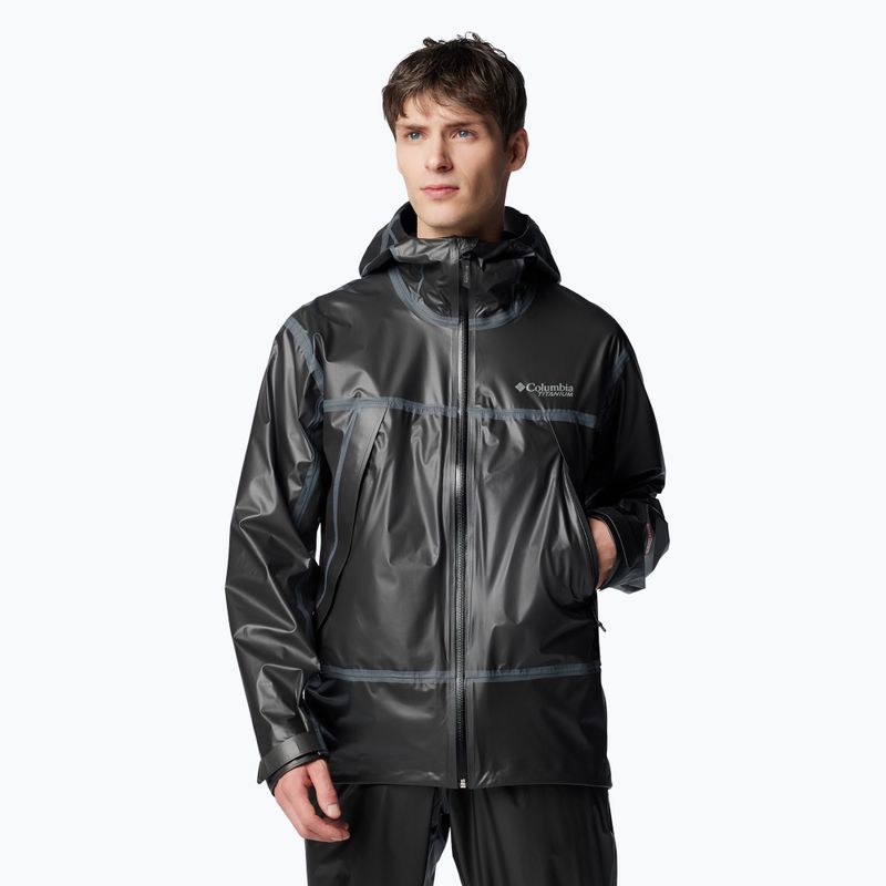 Geacă de ploaie pentru bărbați Columbia OutDry Extreme Wyldwoo black
