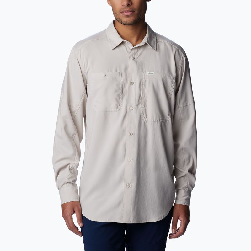 Tricou pentru bărbați Columbia Silver Ridge Utility Lite dark stone
