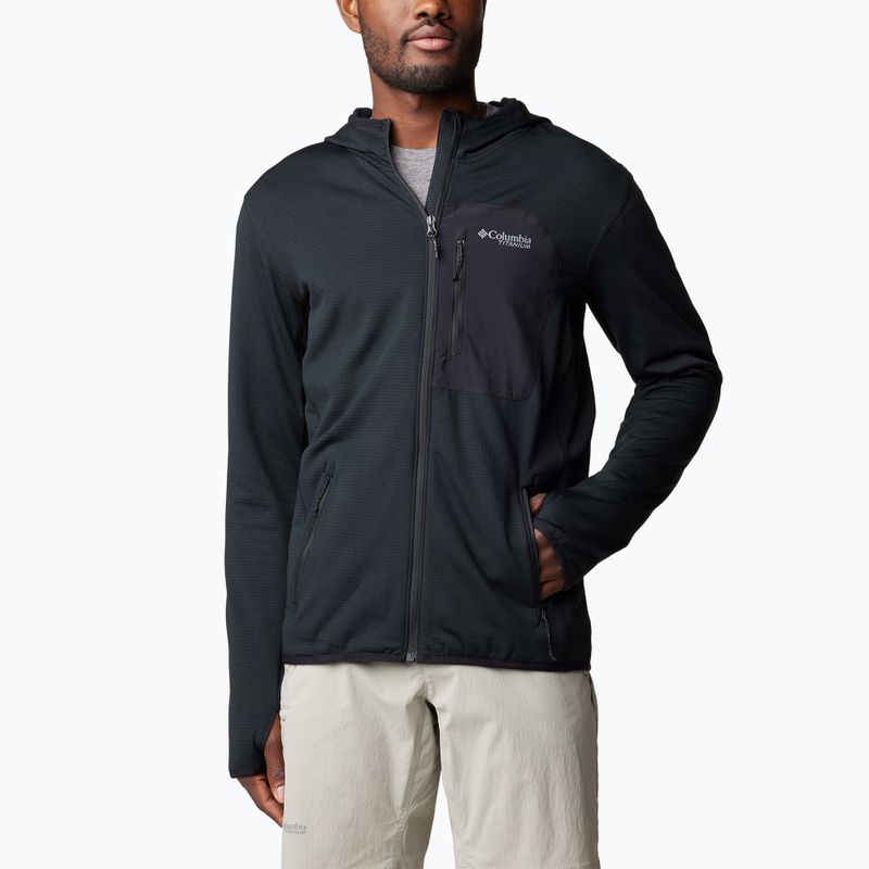 Bluză polar pentru femei Columbia Triple Canyon Grid black/black