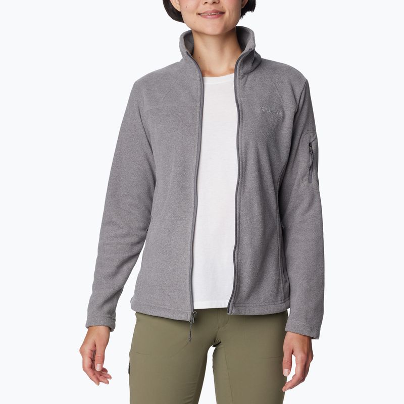 Bluza polară damă Columbia Fast Trek II city grey heather/city grey 6