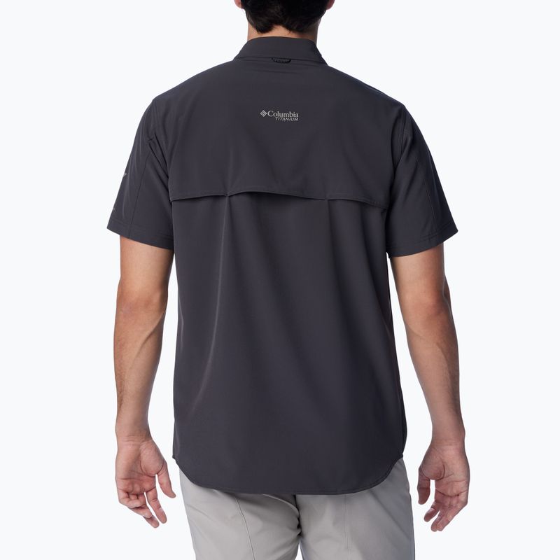 Tricou pentru bărbați Columbia Summit Valley Woven shark 2