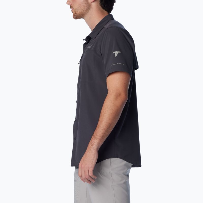 Tricou pentru bărbați Columbia Summit Valley Woven shark 3