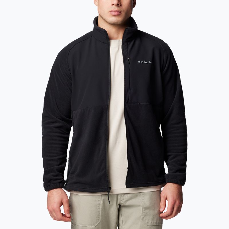 Bluză pentru bărbați Columbia Sage Peak Fleece black
