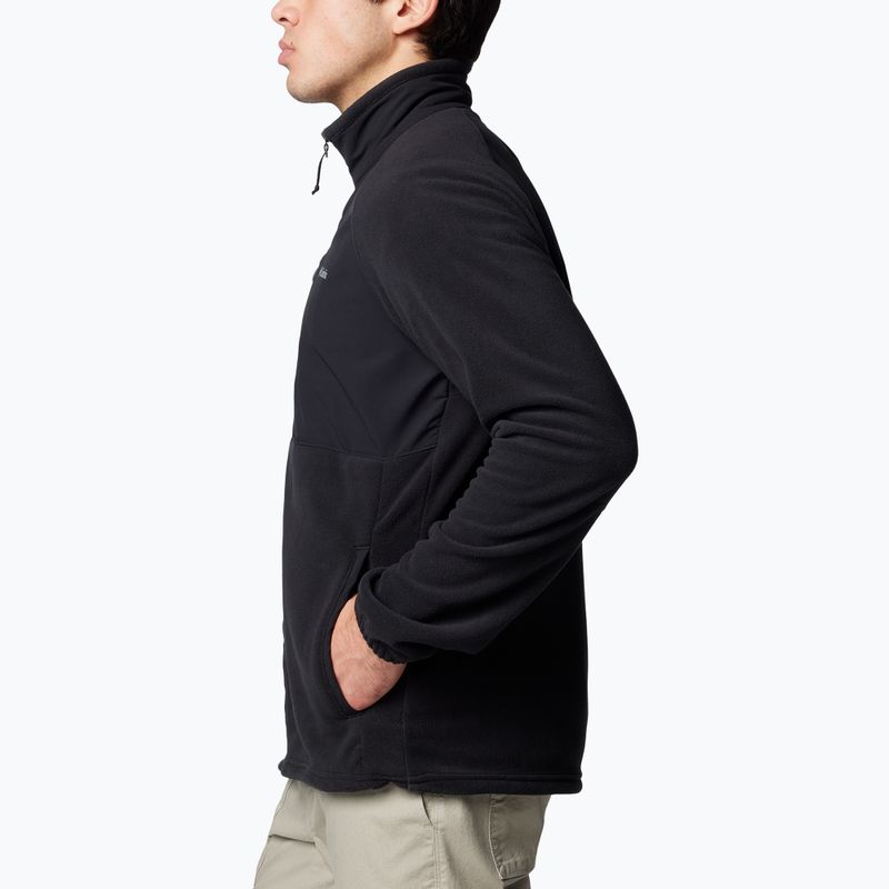 Bluză pentru bărbați Columbia Sage Peak Fleece black