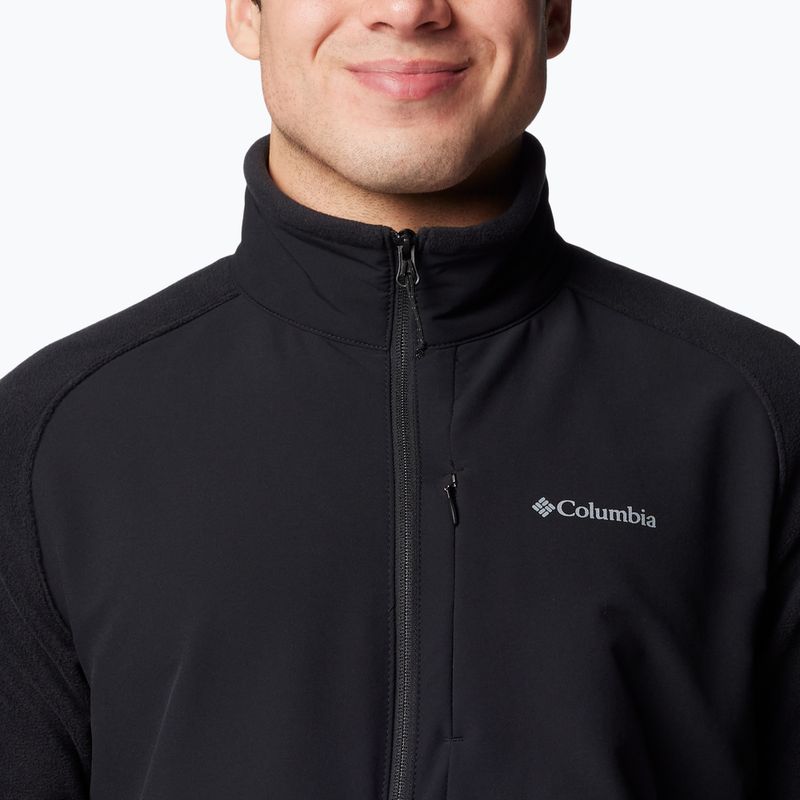 Bluză pentru bărbați Columbia Sage Peak Fleece black
