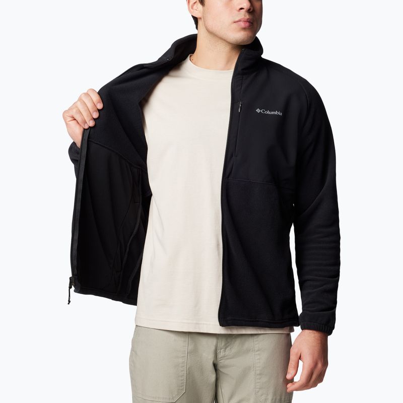 Bluză pentru bărbați Columbia Sage Peak Fleece black