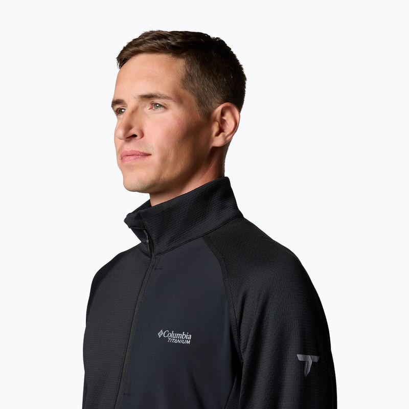 Bluză de trekking pentru bărbați Columbia Triple Canyon Grid Fleece Full Zip II black 6
