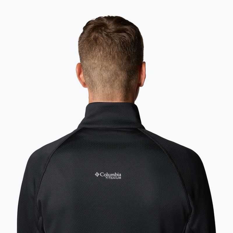 Bluză de trekking pentru bărbați Columbia Triple Canyon Grid Fleece Full Zip II black 7