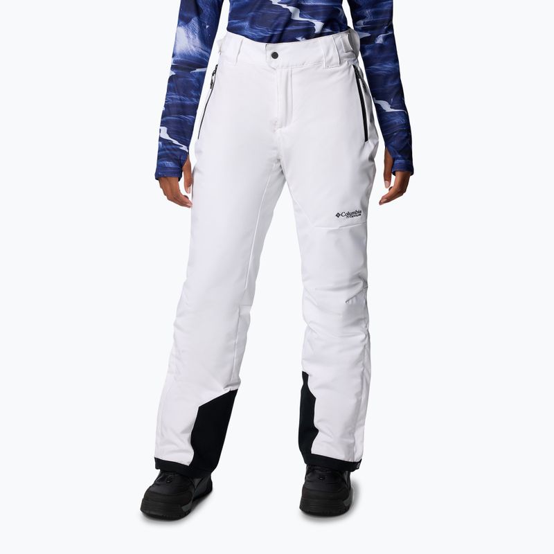 Pantaloni de schi pentru femei Columbia Cirque Bowl Insulated white