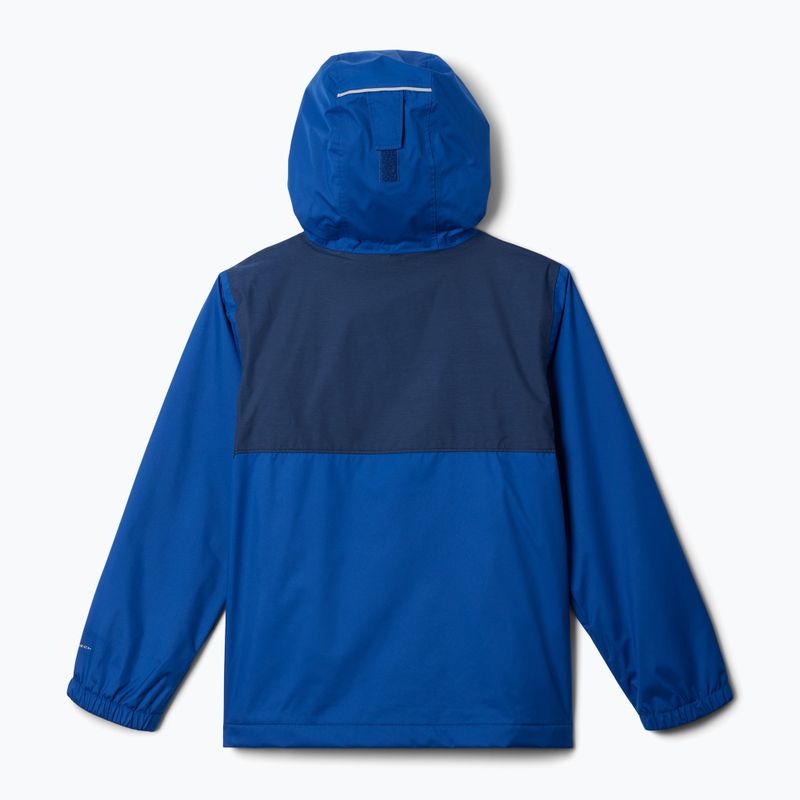 Geacă de ploaie pentru copii Columbia Rainy Trails II Fleece mountain blue/ collegiate navy slub 2