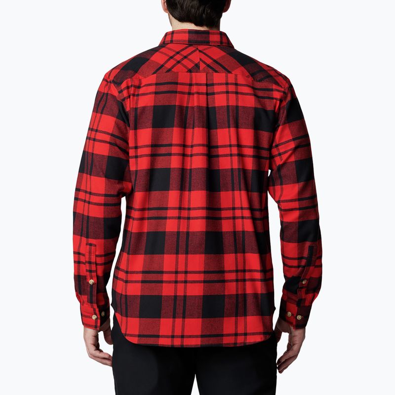 Bărbați Columbia Flare Gun Stretch Flannel naviga roșu râu de trecere plaid cămașă 2