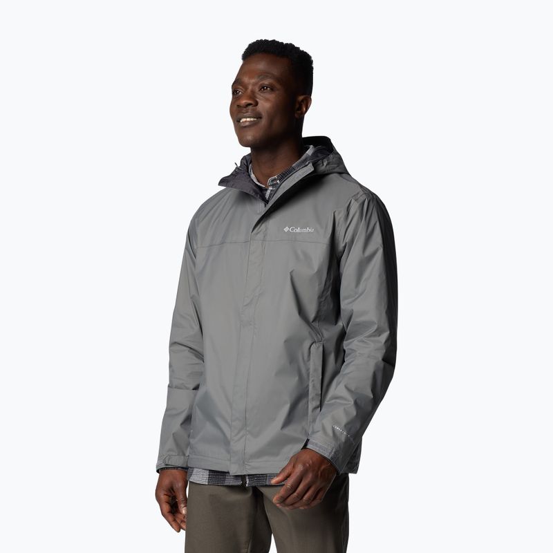 Geacă de ploaie pentru bărbați Columbia Watertight II city grey 4