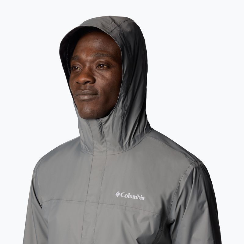 Geacă de ploaie pentru bărbați Columbia Watertight II city grey 6
