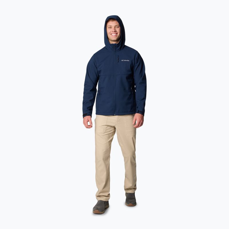 Geacă softshell pentru bărbați  Columbia Ascender II Hooded collegiate navy 2