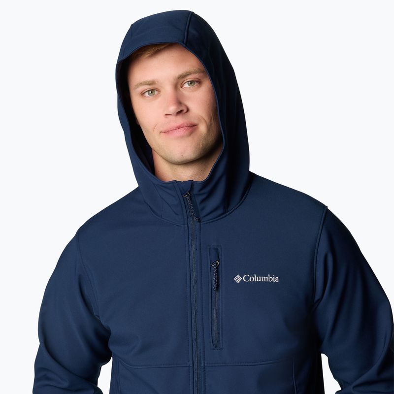 Geacă softshell pentru bărbați  Columbia Ascender II Hooded collegiate navy 5