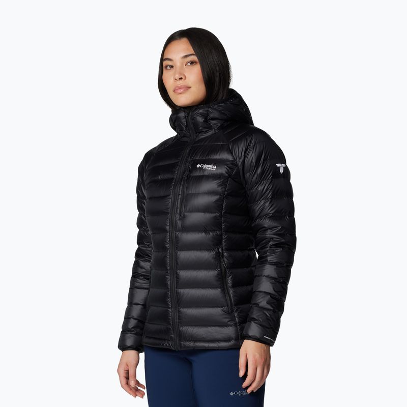 Columbia jachetă de femei Arctic Crest Down Hooded negru 4