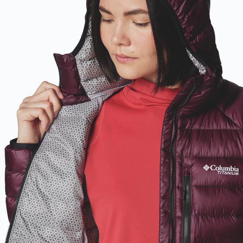 Columbia Arctic Crest Down Hooded Moonvista Jacket pentru femei 8