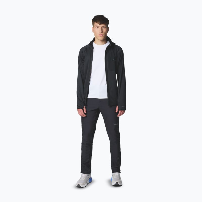 Bliză pentru bărbați Columbia Triple Canyon Grid Fleece Hooded Full Zip II black 2