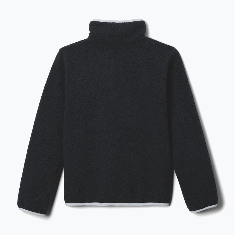 Bluză fleece pentru copii Columbia Halvetia II Half Snap Fleece black/city grey 2