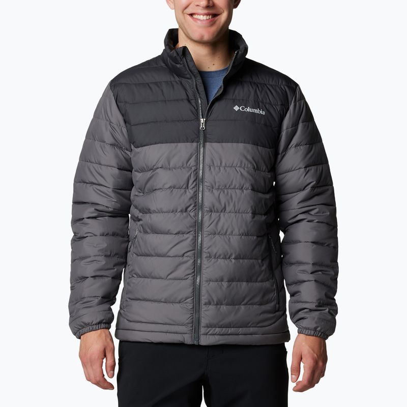 Geacă pentru bărbați Columbia Powder Lite II city grey/ shark