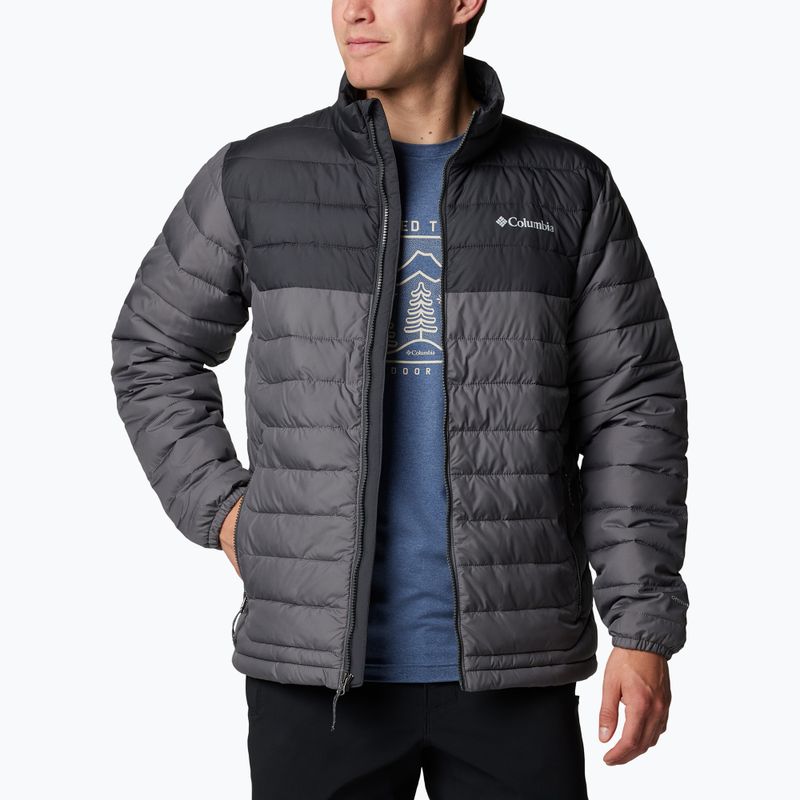 Geacă pentru bărbați Columbia Powder Lite II city grey/ shark 4