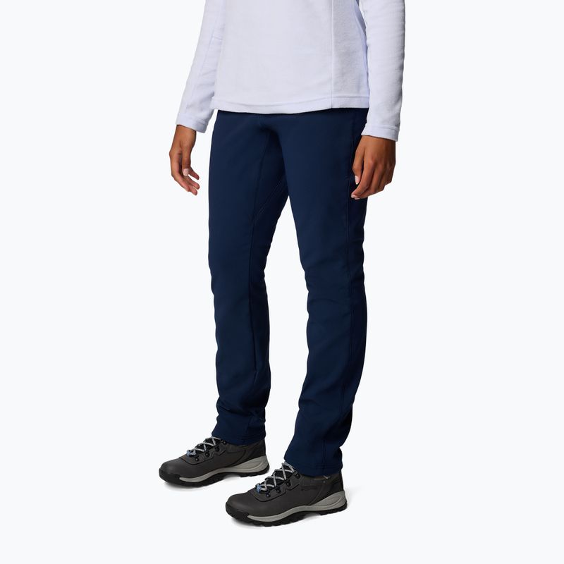 Pantaloni de trekking pentru femei Columbia Back Beauty High-Rise collegiate navy 4