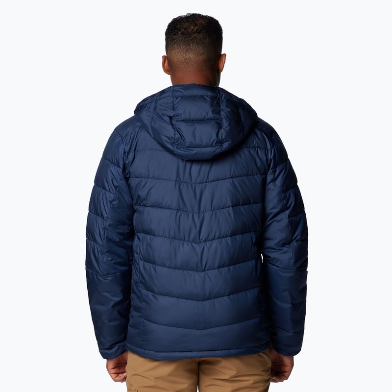 Columbia Labyrinth Loop II Hooded jachetă pentru bărbați Collegiate Navy 3