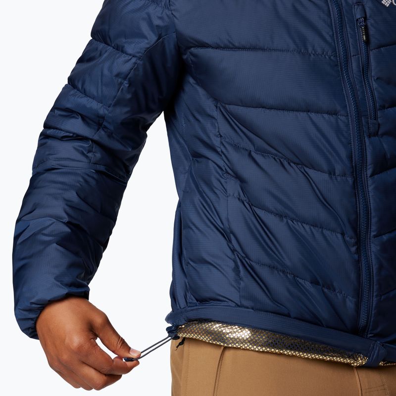 Columbia Labyrinth Loop II Hooded jachetă pentru bărbați Collegiate Navy 8