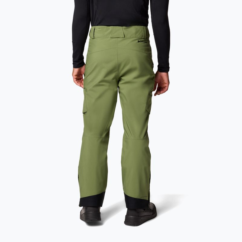 Pantaloni de schi pentru bărbați Columbia Powder Stash II canteen / black 2