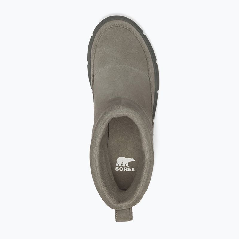 Ghete pentru femei Sorel Explorer III Slip-On WP quarry/sea salt 12