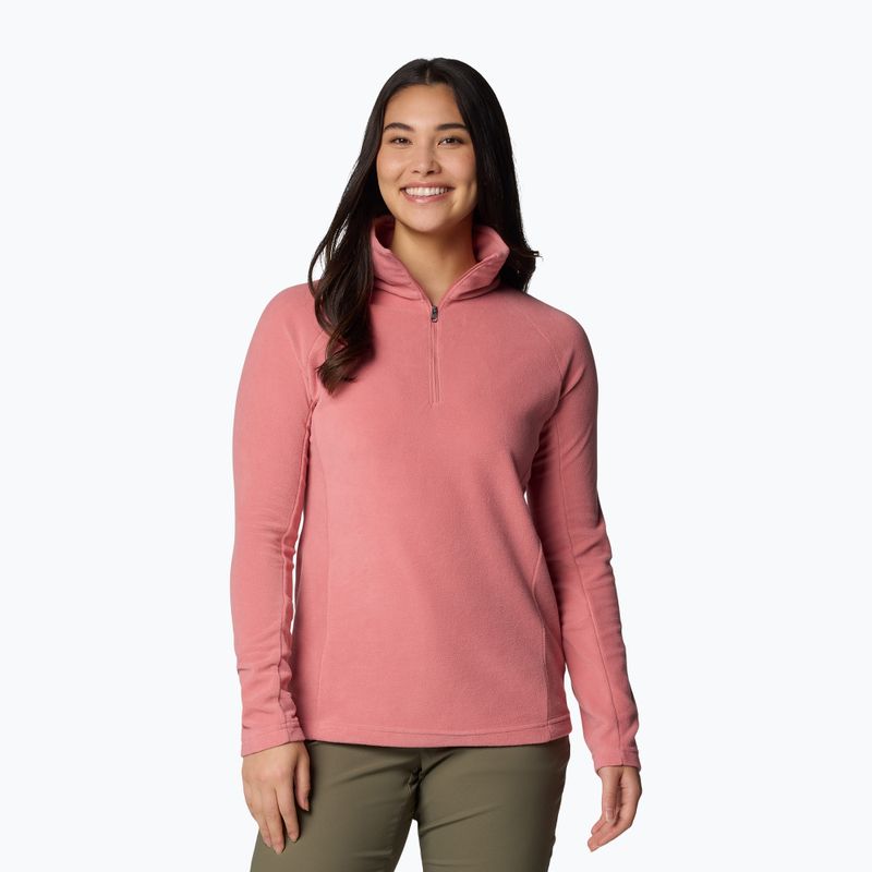 Bluză pentru femei Columbia Glacial IV 1/2 Zip pink agave