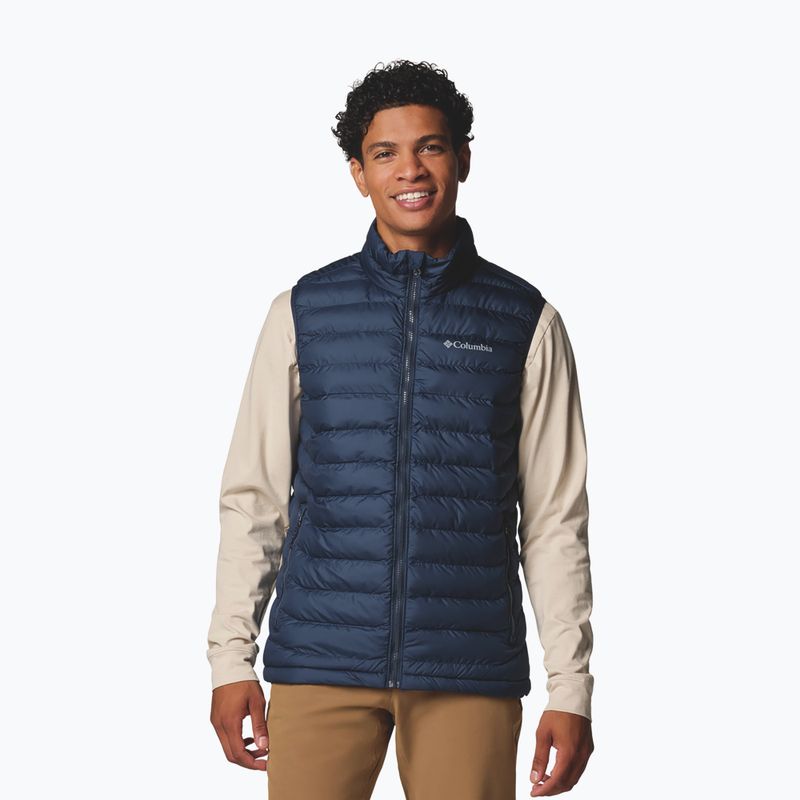 Vestă pentru bărbați  Columbia Powder Lite II colleglate navy 4