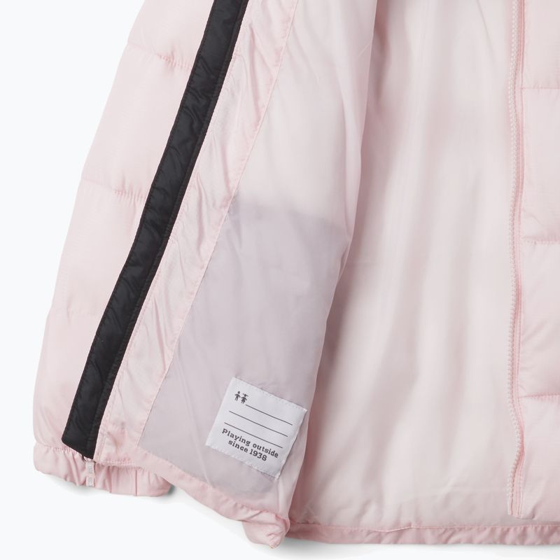 Geacă izolată pentru copii Columbia Puffect Hooded satin pink/black 3