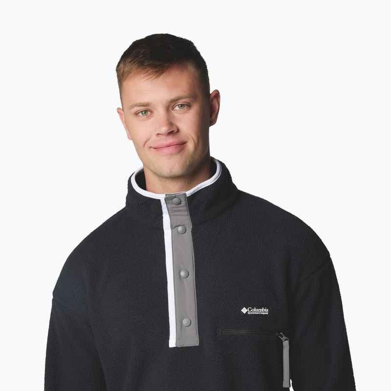 Bluză fleece pentru bărbați Columbia Helvetia II Half Snap Fleece black 5